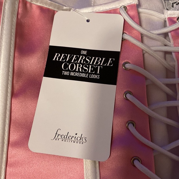 Frederick’s of Hollywood Halloween Little Bo Peep, reversible corset, XL, NEW - Picture 3 of 6